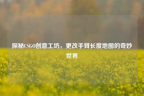 探秘CSGO创意工坊，更改手臂长度地图的奇妙世界